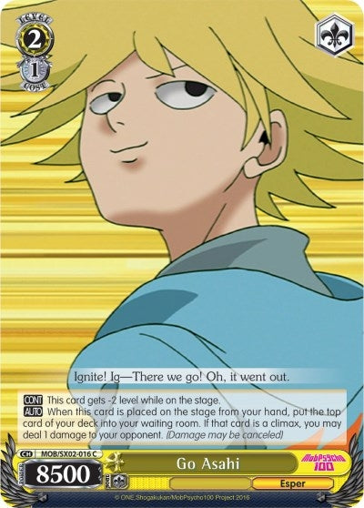 Go Asahi (2016) [MOB/SX02] - Weiss Schwarz Single
