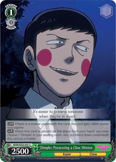Dimple: Possessing a Claw Minion (2041) [MOB/SX02] - Weiss Schwarz Single