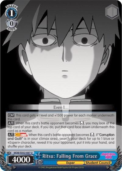 Ritsu: Falling From Grace (2087) [MOB/SX02] - Weiss Schwarz Single
