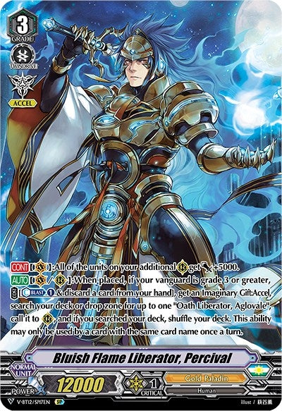 Bluish Flame Liberator Percival (SP) (1217) [V-BT12] - Cardfight Vanguard Single