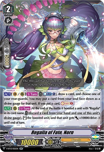 Regalia of Fate Norn (12025) [V-BT12] - Cardfight Vanguard Single