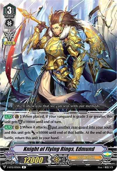 Knight of Flying Rings Edmund (12035) [V-BT12] - Cardfight Vanguard Single