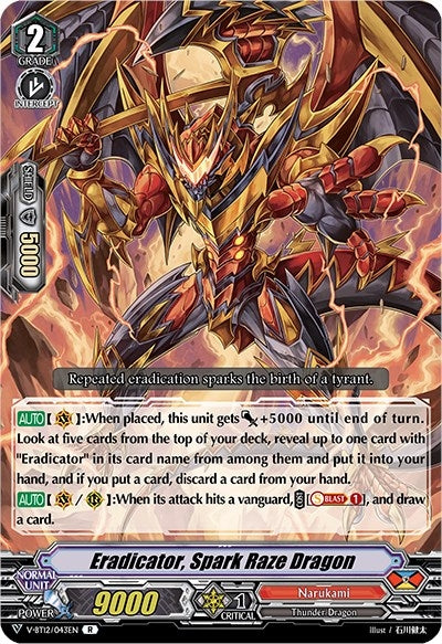 Eradicator Spark Raze Dragon (12043) [V-BT12] - Cardfight Vanguard Single