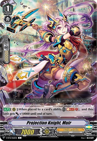 Projection Knight Muir (12062) [V-BT12] - Cardfight Vanguard Single
