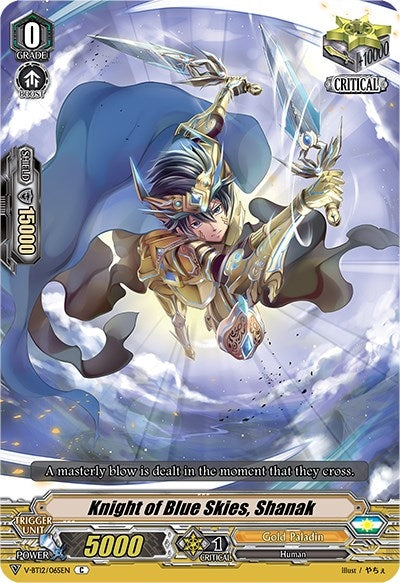 Knight of Blue Skies Shanak (12065) [V-BT12] - Cardfight Vanguard Single