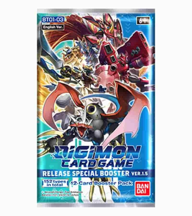 Release Special Booster Ver.1.5 Booster Pack [BT01-03] - Digimon Card Game Sealed