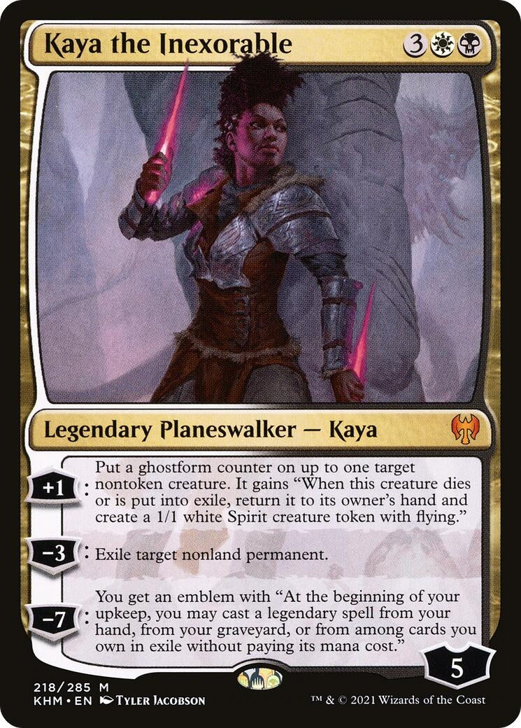 Kaya the Inexorable (218) [KHM] - MTG Single
