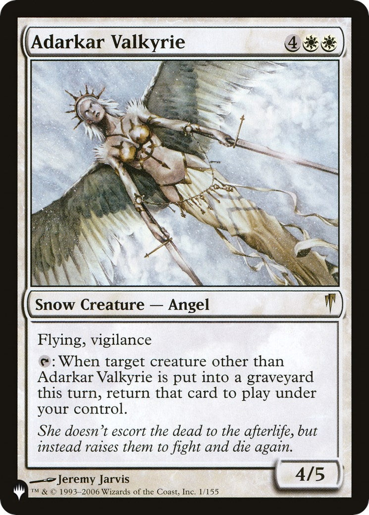 Adarkar Valkyrie (1) [LIST] - MTG Single