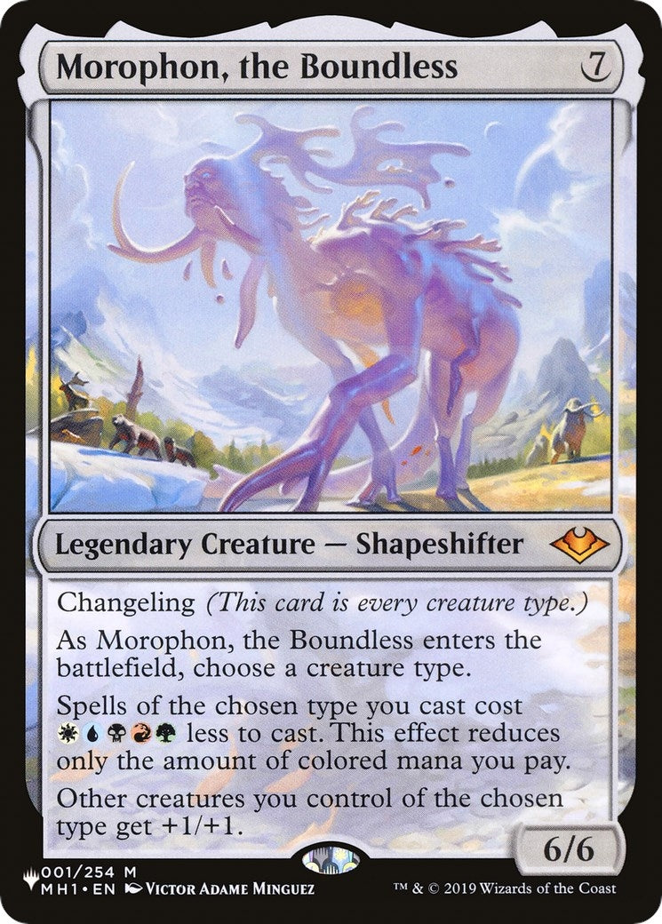 Morophon the Boundless (1) [LIST] - MTG Single