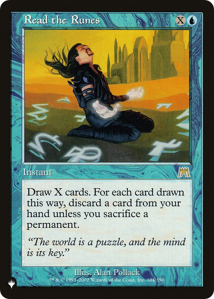 Read the Runes (104) [LIST] - MTG Single