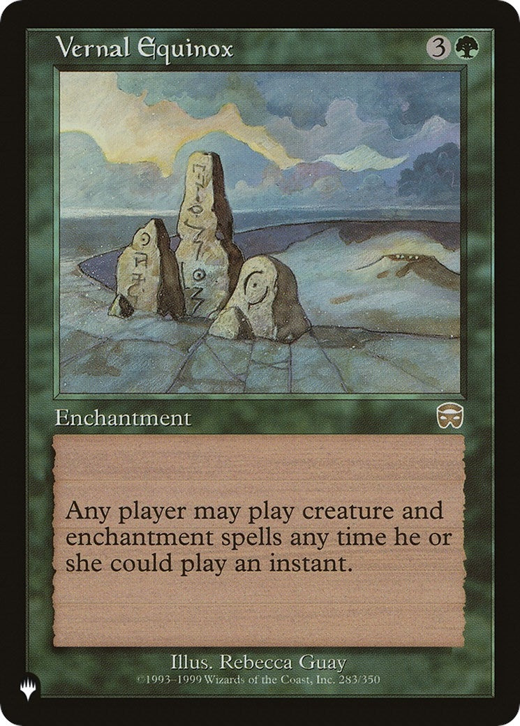 Vernal Equinox (283) [LIST] - MTG Single