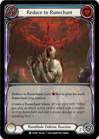 Reduce to Runechant (Blue) (40) [PR] - Flesh and Blood TCG Single