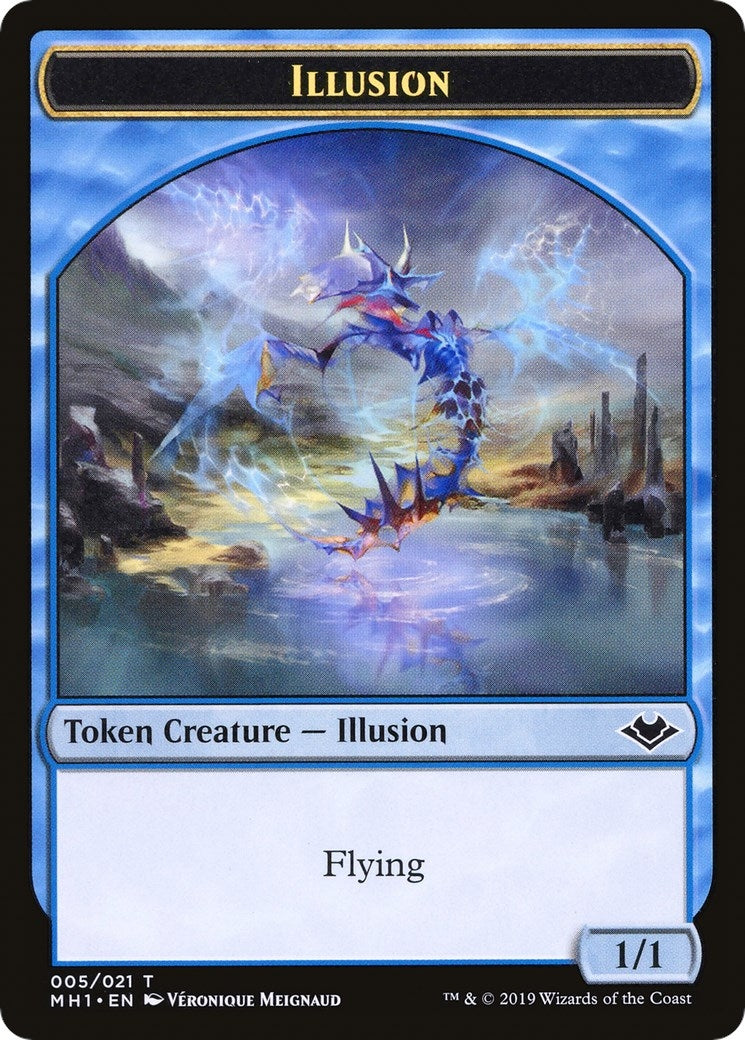 Illusion // Bear Double-Sided Token (0) [MH1] - MTG Single