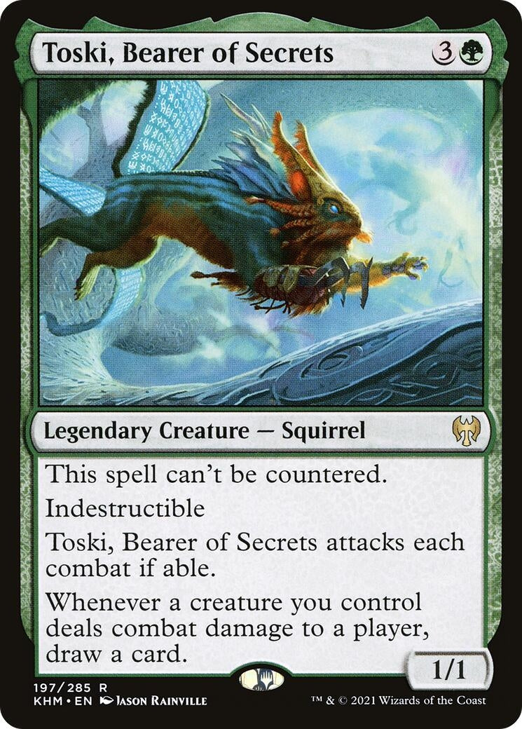 Toski Bearer of Secrets (197) [KHM] - MTG Single