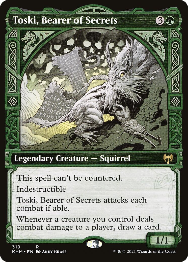 Toski Bearer of Secrets (Showcase) (319) [KHM] - MTG Single