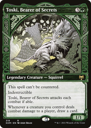 Toski Bearer of Secrets (Showcase) (319) [KHM] - MTG Single