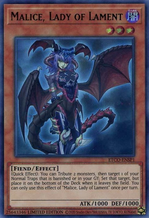 Malice Lady of Lament (UR) (ETCO-ENSP1) (1) (ETCO) - YuGiOh Single