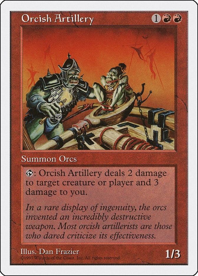 Orcish Artillery [5ED] - MTG Single