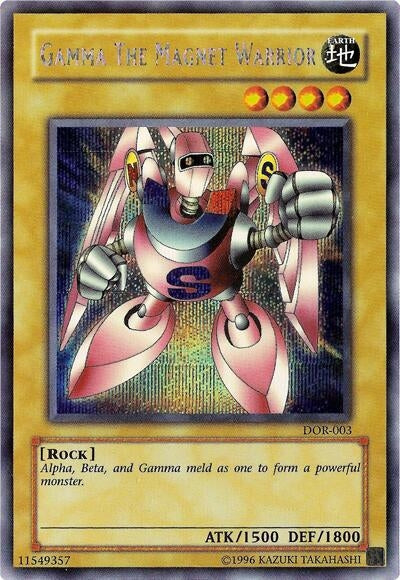 Gamma the Magnet Warrior (3) - YuGiOh Single