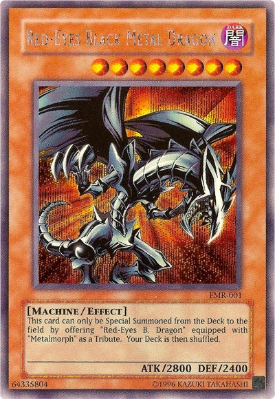 Red-Eyes Black Metal Dragon (Forbidden Memories) (1) (VDP) - YuGiOh Single