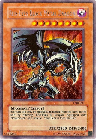 Red-Eyes Black Metal Dragon (Forbidden Memories) (1) (VDP) - YuGiOh Single