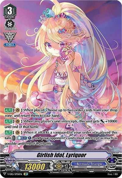 Girlish Idol Lyriquor (SP) (1506) [V-EB15] - Cardfight Vanguard Single