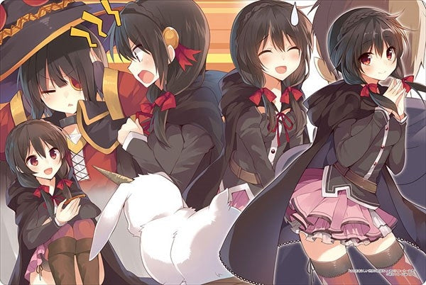 Bushiroad Rubber Mat Collection Vol.678: Kadokawa Sneaker Bunko - KonoSuba - Megumin & Yunyun (678) - Playmats Sealed