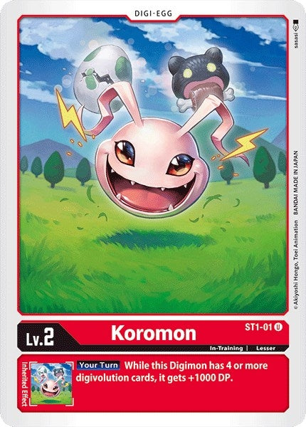 Koromon (101) [ST-1] - Digimon Card Game Single