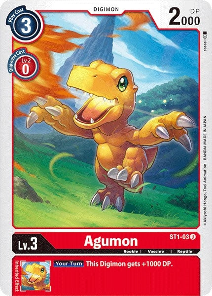 Agumon (103) [ST-1] - Digimon Card Game Single