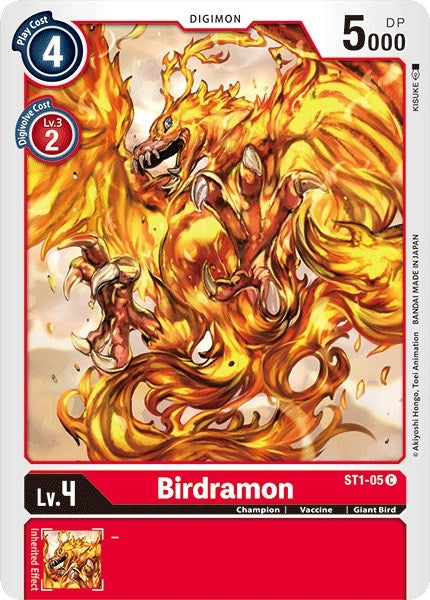 Birdramon (105) [ST-1] - Digimon Card Game Single
