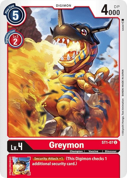 Greymon (107) [ST-1] - Digimon Card Game Single