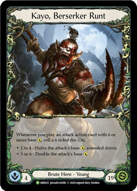 Kayo Berserker Runt (25) [PR] - Flesh and Blood TCG Single
