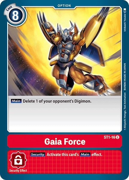 Gaia Force (116) [ST-1] - Digimon Card Game Single
