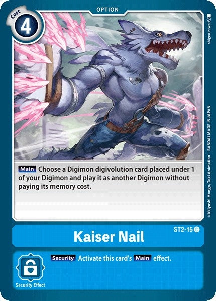 Kaiser Nail (215) [ST-2] - Digimon Card Game Single