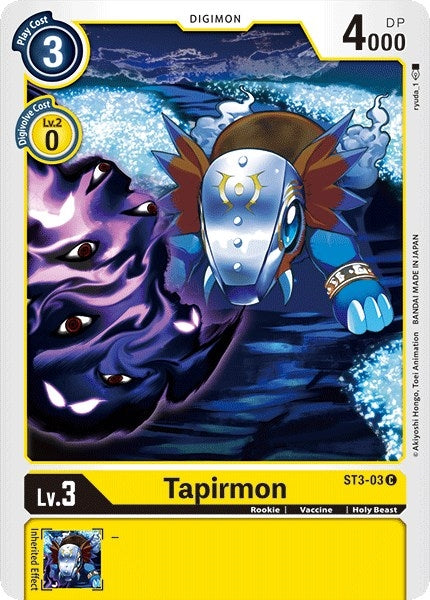 Tapirmon (303) [ST-3] - Digimon Card Game Single