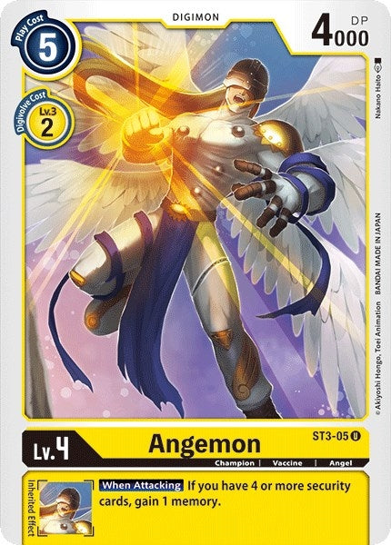 Angemon (305) [ST-3] - Digimon Card Game Single