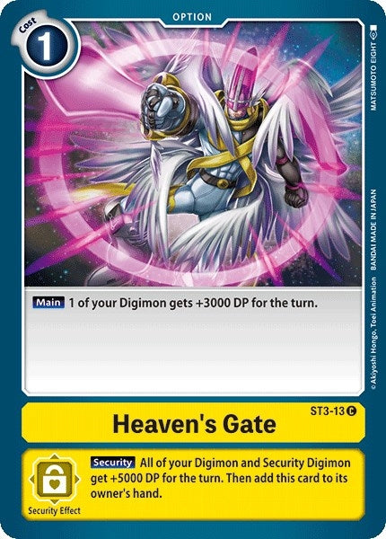 Heaven’s Gate (313) [ST-3] - Digimon Card Game Single