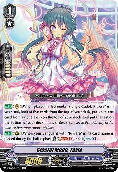 Gleeful Mode Tavia (15027) [V-EB15] - Cardfight Vanguard Single