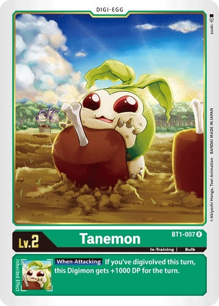 Tanemon (1007) [BT01-03] - Digimon Card Game Single
