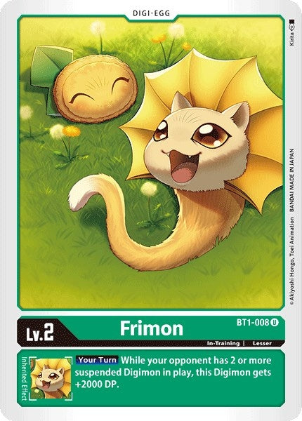 Frimon (1008) [BT01-03] - Digimon Card Game Single