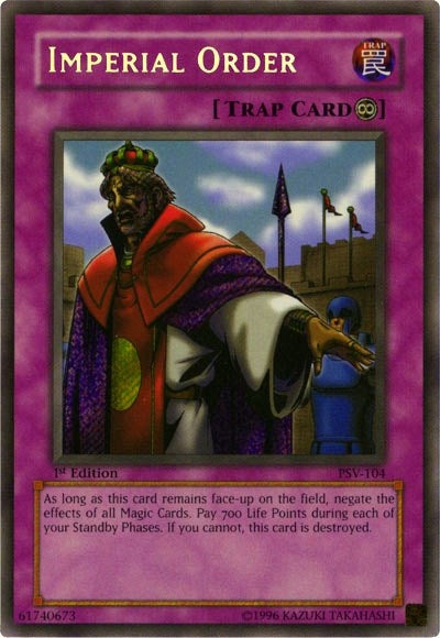 Imperial Order (104) (PSV) - YuGiOh Single