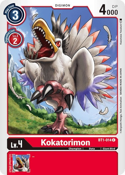 Kokatorimon (1014) [BT01-03] - Digimon Card Game Single