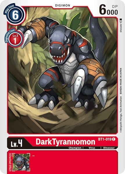 DarkTyrannomon (1019) [BT01-03] - Digimon Card Game Single