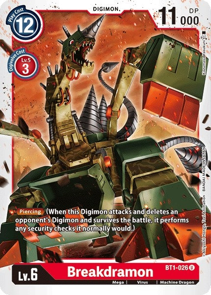 Breakdramon (1026) [BT01-03] - Digimon Card Game Single