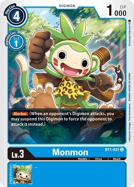 Monmon (1031) [BT01-03] - Digimon Card Game Single