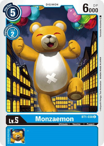 Monzaemon (1038) [BT01-03] - Digimon Card Game Single