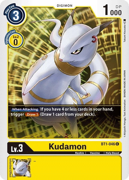 Kudamon (1046) [BT01-03] - Digimon Card Game Single