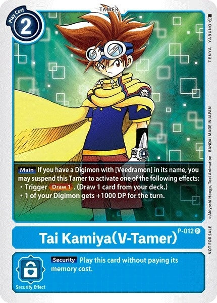 Tai Kamiya (V-Tamer) - P-012 (12) [D-PR] - Digimon Card Game Single