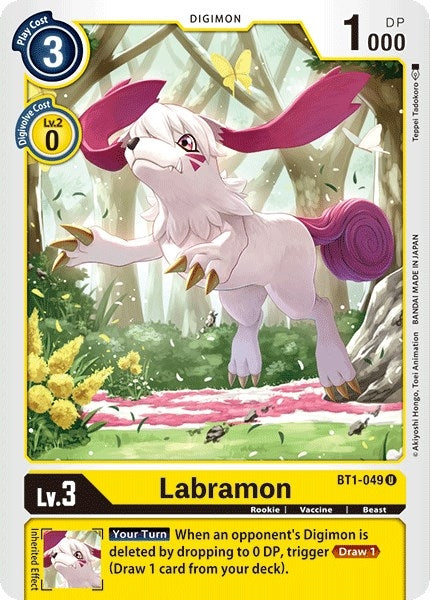 Labramon (1049) [BT01-03] - Digimon Card Game Single