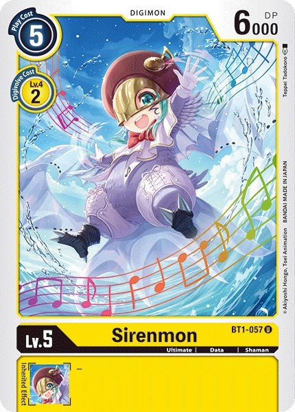 Sirenmon (1057) [BT01-03] - Digimon Card Game Single